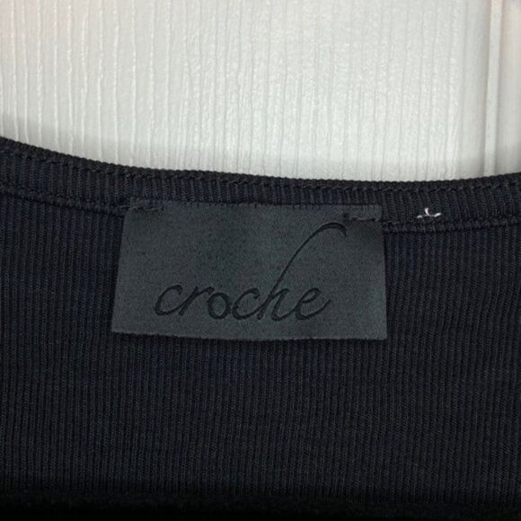 Croche Jumpsuit Modal Blend Size Large Ribbed Knit - Picture 6 of 12